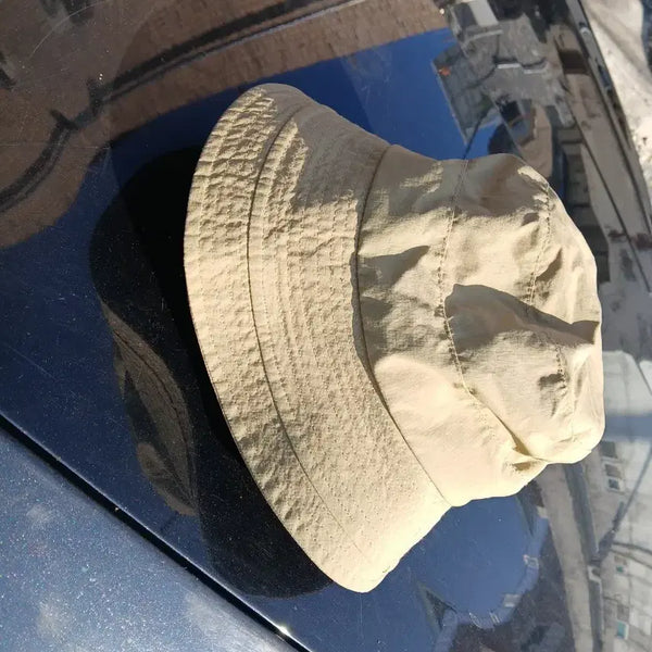 [BUNJANG] Beige Bucket Hat / 버킷햇 베이지색모자