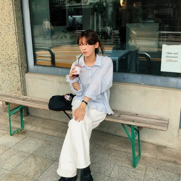 [BUNJANG] HANE Flow Loose Fit Shirt / 하네 플로우 루즈핏 셔츠