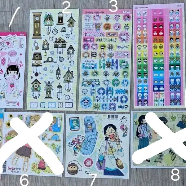 [BUNJANG] Yur/Yuri Sticker Set / [스티커 판매] 유르, 유리
