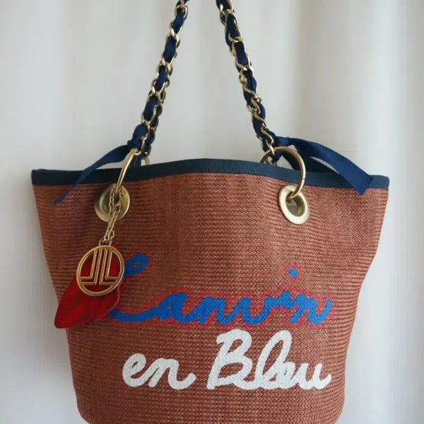 [BUNJANG] Lanvin On Blue Hamper Tote Bag / 랑방 온 블루 햄퍼 토트백