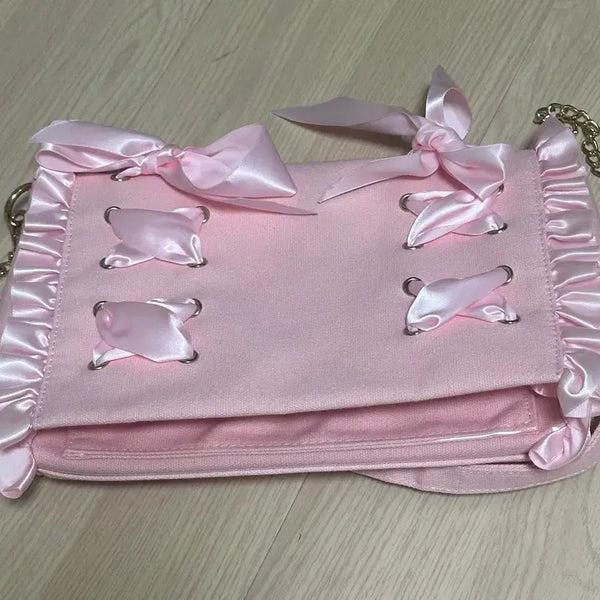 [BUNJANG] Jacamat Frill Ita Bag / 자카마트 프릴 이타백
