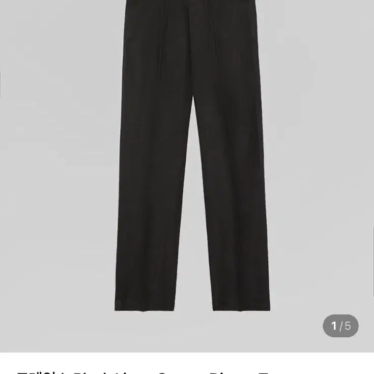 [BUNJANG] Drakes Black Linen Dinner Trousers / 드레익스 블랙 린넨 게임즈 디너 트라우저