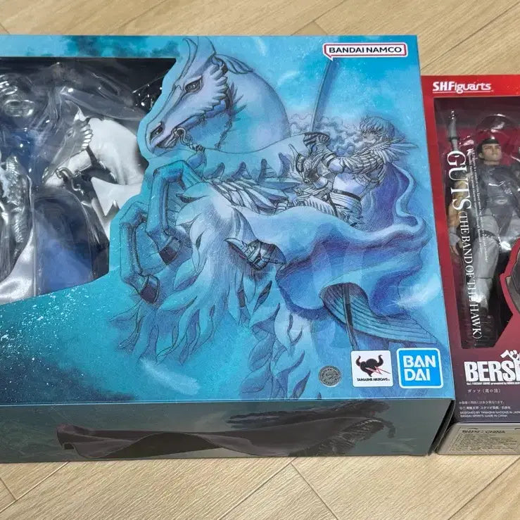 [BUNJANG] Bandai S.H.Figuarts Berserk Griffith & Guts Mercenary Corps Bundle Set / 택포28 SHF 베르세르크 그리피스 / 가츠 매의단