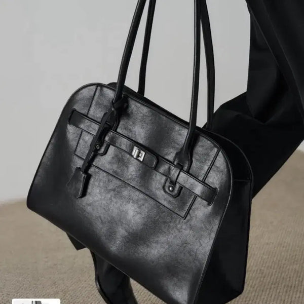[BUNJANG] Drawfit Monarch Leather Belted Shoulder Bag / 드로우핏 모나크레더 벨티드 숄더백