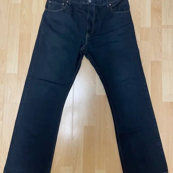 [BUNJANG] Levi's 517 Black Corduroy Bootcut Jeans / 리바이스 517 부츠컷 블랙다이 32인치