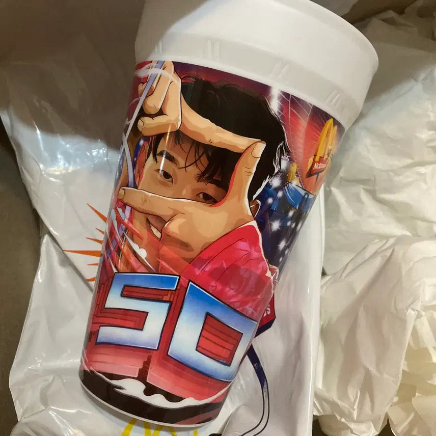 [BUNJANG] Sonny Cup Son Heung-min Cup McDonald's Limited Edition / 쏘니컵 손흥민 컵 맥도날드 한정판