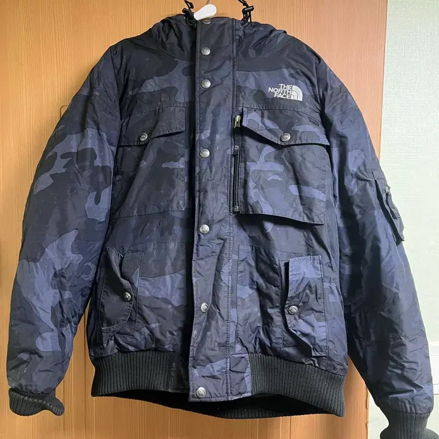 [BUNJANG] The North Face Camouflage Pattern Padded Jacket / 노스페이스 카모플라쥬 패딩 자켓