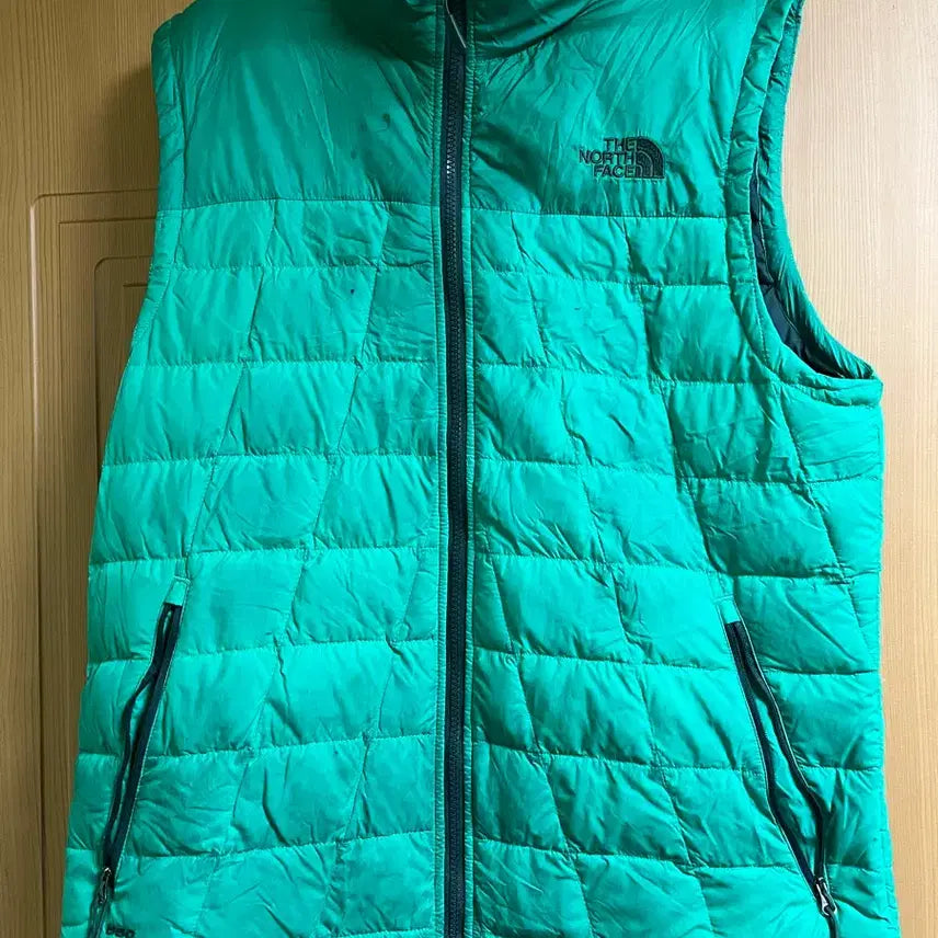 [BUNJANG] The North Face Lightweight Padded Vest Green / 노스페이스 경량 패딩 조끼 그린