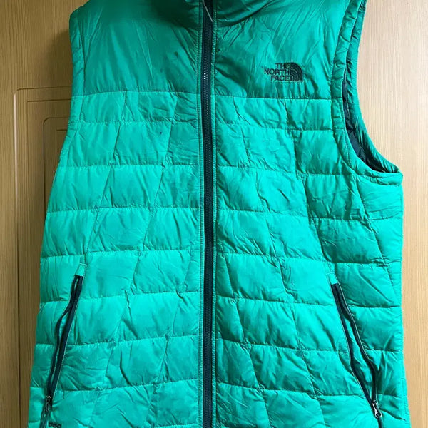 [BUNJANG] The North Face Lightweight Padded Vest Green / 노스페이스 경량 패딩 조끼 그린