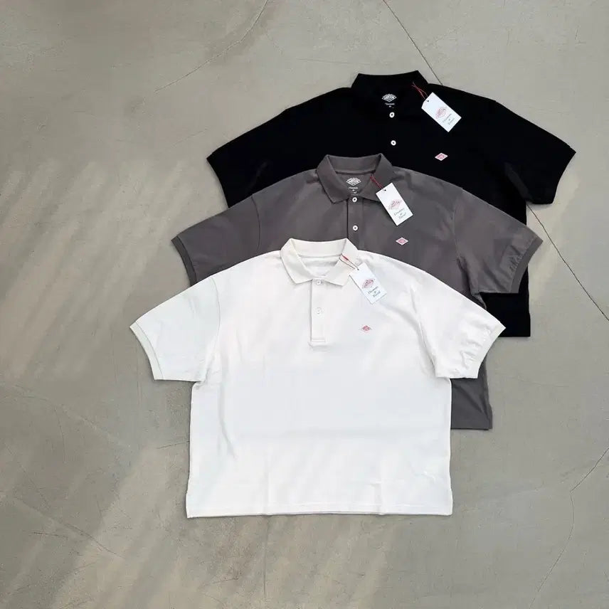 [BUNJANG] DANTON Pique Polo Shirt / 단톤 피케 폴로셔츠