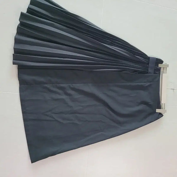 [BUNJANG] LESS FLAMINGO Pleated Long Skirt / LESS FLAMINGO 반반주름 롱 스커트