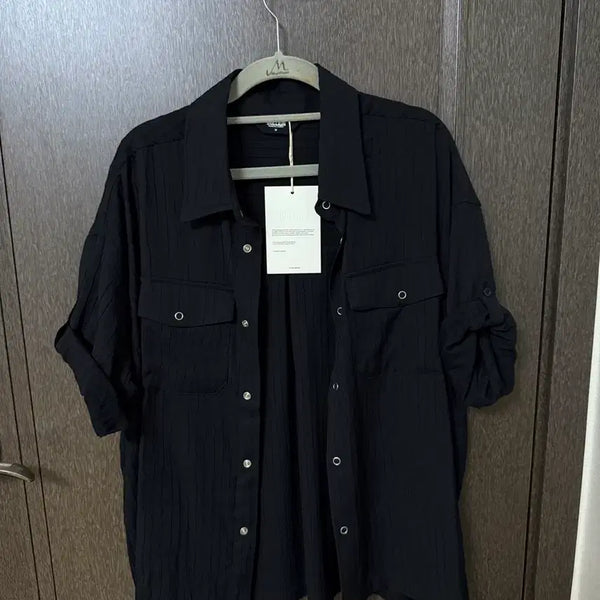 [BUNJANG] Trillion Roll-Up Short Sleeve Shirt / 트릴리온 롤 업 반팔 셔츠
