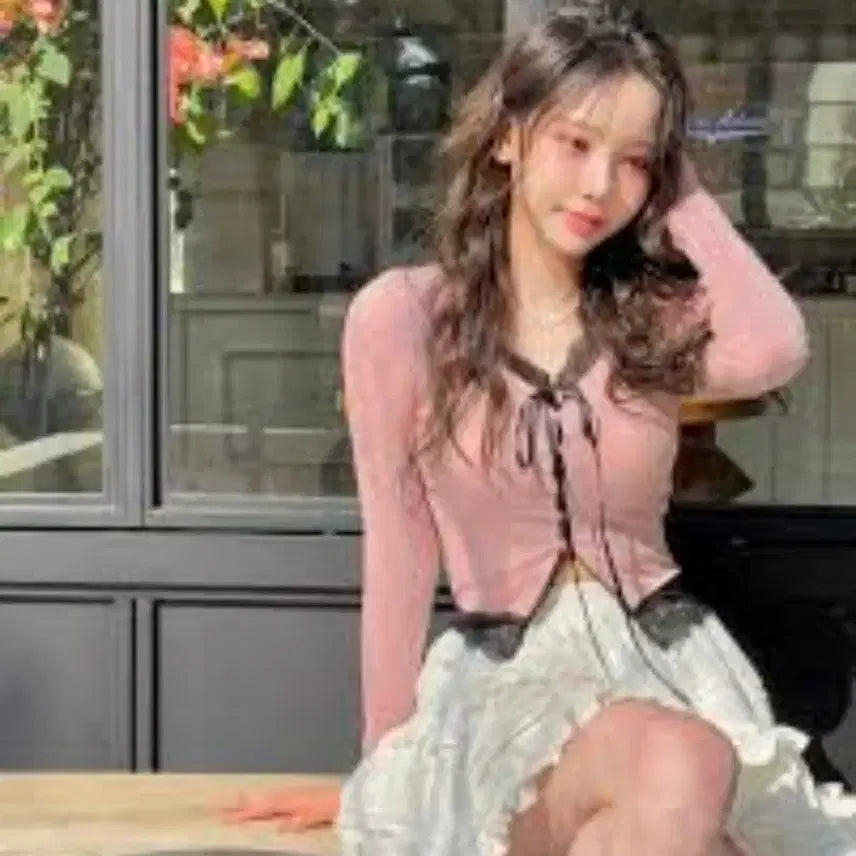 [BUNJANG] White Chiffon Banding Skirt / 화이트 쉬폰 밴딩 스커트