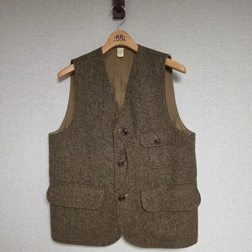 [BUNJANG] RRL Reversible Hunting Vest M / RRL 더블알엘 리버서블 헌팅 베스트 M