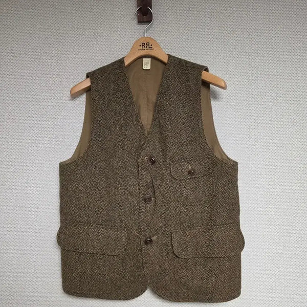 [BUNJANG] RRL Reversible Hunting Vest M / RRL 더블알엘 리버서블 헌팅 베스트 M