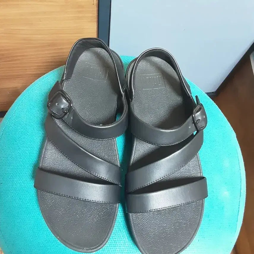 [BUNJANG] Fitflop Sandals Black 250 / 핏플랍 샌들 블랙 250