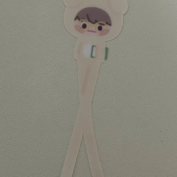 [BUNJANG] Jeno NCT Dream Dubu Jen Soft Keychain / 제노 두부젠 책갈피 다님 말랑키링