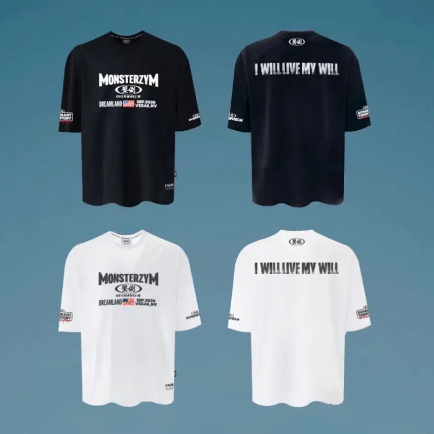 [BUNJANG] Abso Monster Gym T-shirt Size 3 / 압도 몬스터짐 반팔 3사이즈