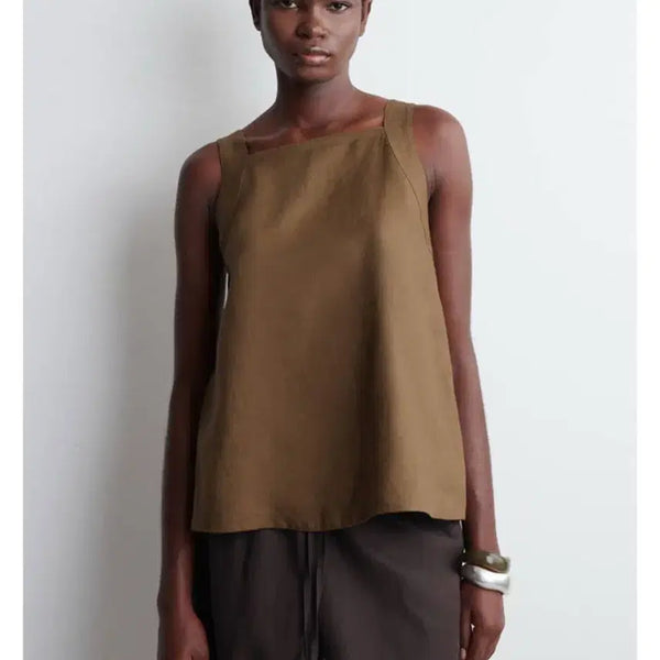 [BUNJANG] COS Brown Linen Top / COS 브라운 리넨 탑 36