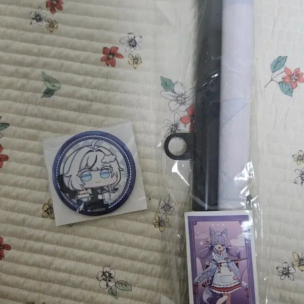 [BUNJANG] Shibuki Tapestry & Rin Can Badge Set / 시부키 태피스트리&린 캔뱃지