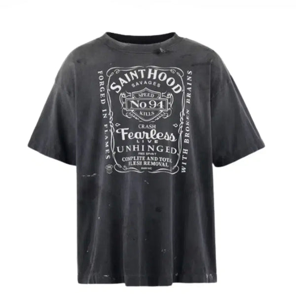 [BUNJANG] Saint Michael Fearless T-Shirt 25ss / [2XL] 세인트 마이클 네이버후드 피어리스 티셔츠 25ss 세인트미카엘