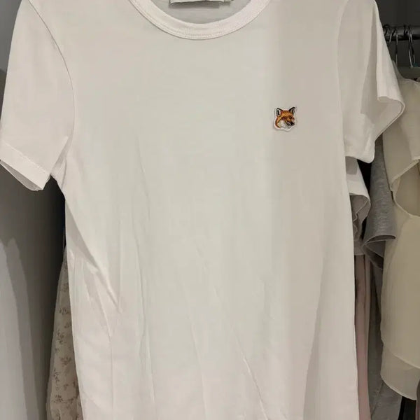 [BUNJANG] Maison Kitsuné Short Sleeve T-Shirt White / 메종 키츠네 반팔 티셔츠 화이트