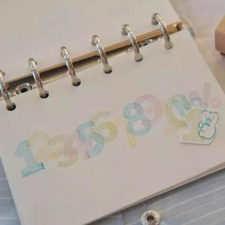 [BUNJANG] Wooden Number Stamp / 숫자 나무 도장 우드 스탬프