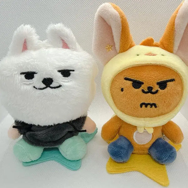 [BUNJANG] BABYMONSTER 2nd Anniversary Plush Keyring Yongmong & Hwangchun Bundle Set / 뿔바투 플러쉬키링 용멍&황춘 일괄판매
