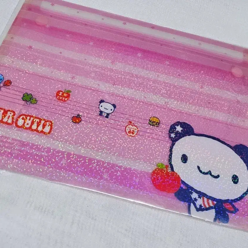 [BUNJANG] San-X Sentimental Circus Starry Circus Velcro File Holder Retro Stationery / 산엑스 스타큐티 찍찍이 파일 홀더 화일 고전문구 팬시 레트로 곰돌이 소품 보관