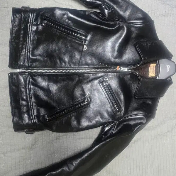 [BUNJANG] Real Simone Holland S Black Leather Jacket / 리얼시몬스 중홀랜드 S