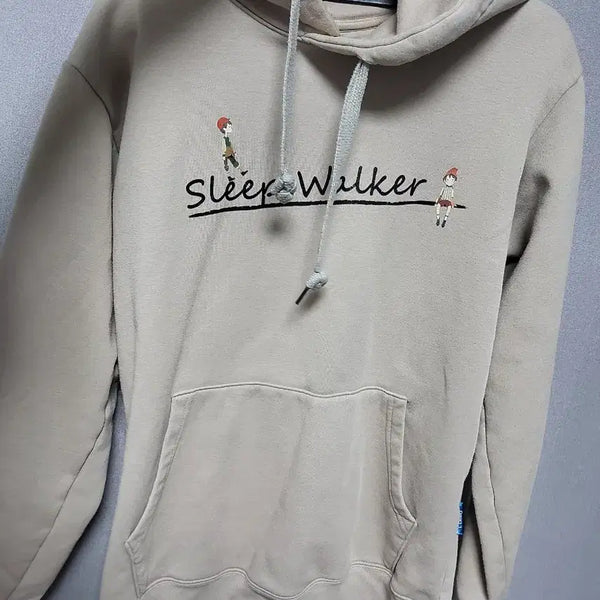 [BUNJANG] L.LAMO Beige Hooded Sweatshirt (Size M) / 베이지 색상 후드티 (M)