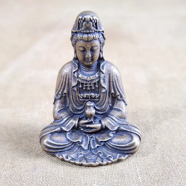 [BUNJANG] Bronze Guardian Buddha Statue, My Protector / 청동 호신불상,나의 지킴이