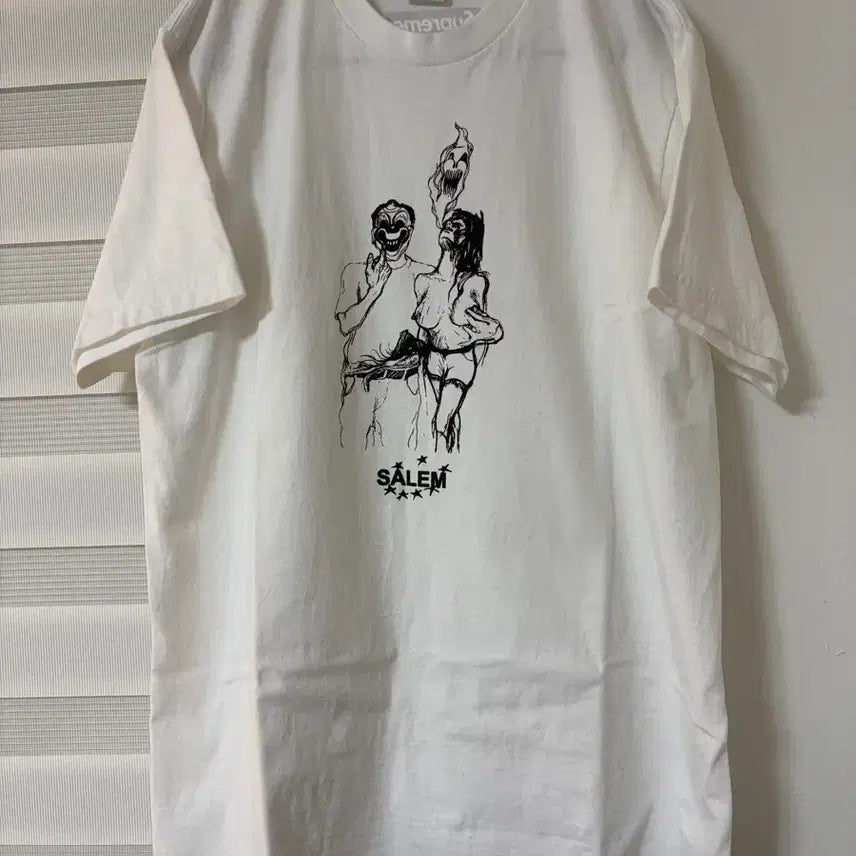 [BUNJANG] Supreme Salem T-Shirt / [M] 26ss 슈프림 salem 티