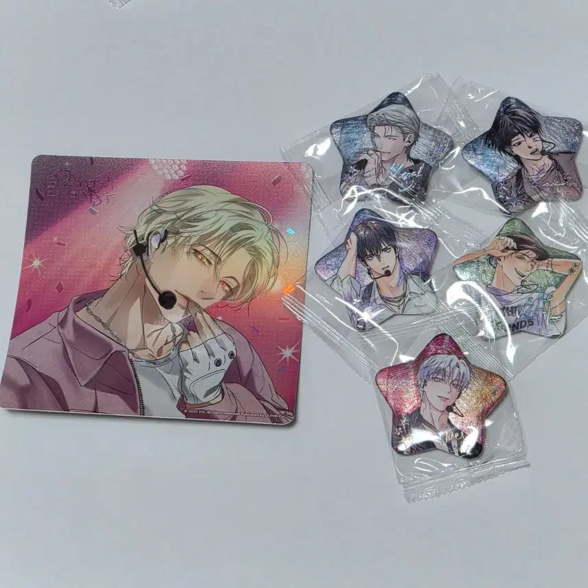 [BUNJANG] Sparkles Backlight Han Seoin Photocard & 5 Badge Bundle Set / (일괄)스파클즈 직캠엽서 백라이트 한서인 + 캔뱃지 5개