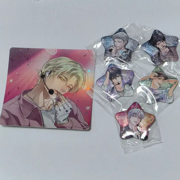 [BUNJANG] Sparkles Backlight Han Seoin Photocard & 5 Badge Bundle Set / (일괄)스파클즈 직캠엽서 백라이트 한서인 + 캔뱃지 5개