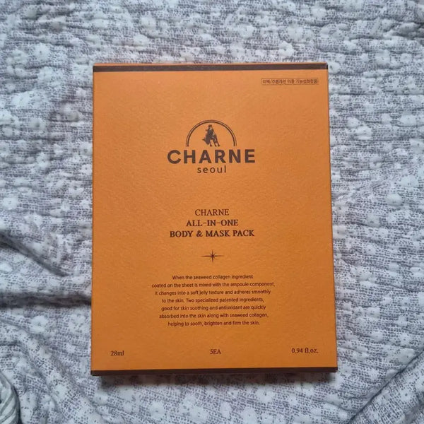 [BUNJANG] Charnel All-in-One Body & Mask Pack (4 Sheets) / 샤르네 올인원 바디 & 마스크팩