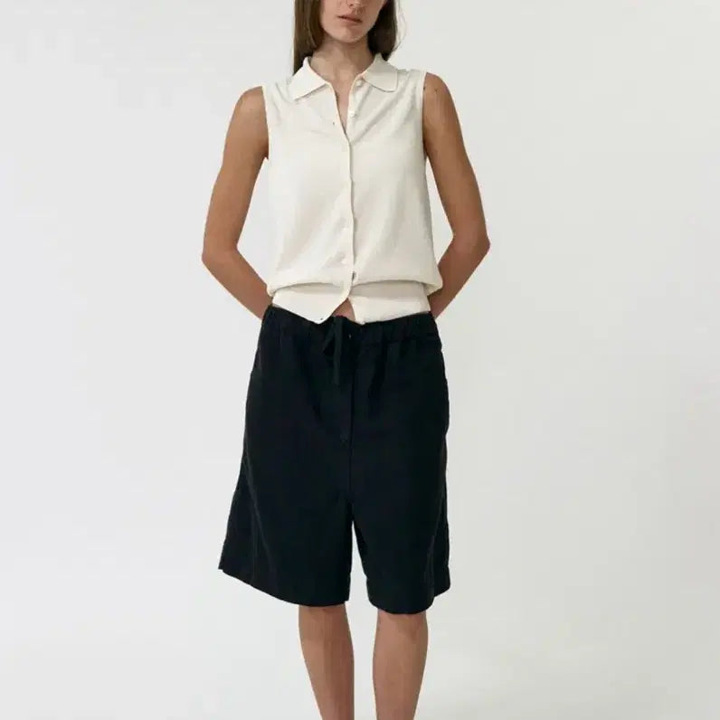[BUNJANG] Nothing Written Lash Sleeveless Knit Top Ivory / 낫띵리튼 Lash sleeveless knit top 아이보리