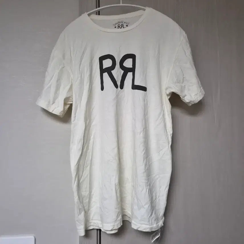 [BUNJANG] RRL Wrench Logo White T-Shirt Size M / 더블알엘 rrl 렌치 로고 화이트 티