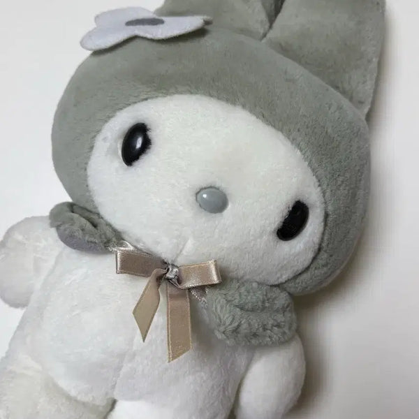 [BUNJANG] Vintage My Melody Doll Grey Hooded / 고전 마이멜로디 인형 흑백 그레이 두건
