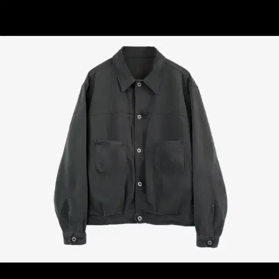 [BUNJANG] Politeru 24FW Trucker Jacket Green Charcoal / 2)24fw 폴리테루 트러커 자켓 그린차콜 팝니당
