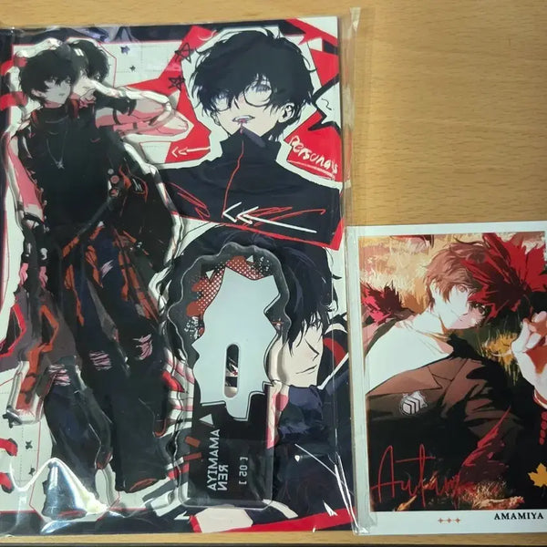 [BUNJANG] Persona 5 Protagonist Joker Acrylic Stand Polaroid / 페르소나5 주인공 비공굿 아크릴 스탠드 폴라로이드