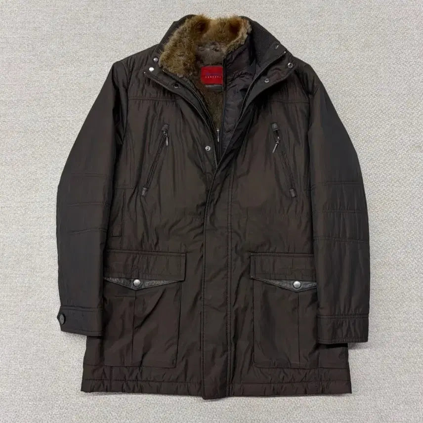 [BUNJANG] Pal Zileri Concept Vintage 2-in-1 Real Fur Utility Parka Jacket (Size 46) / [PAL ZILERI] 빈티지, 리얼퍼 2in1 유틸리티 파카 자켓 46