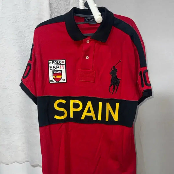 [BUNJANG] Polo Ralph Lauren Spain Edition Short Sleeve Polo Shirt L / 폴로 랄프로렌 스페인 반팔 카라티 L