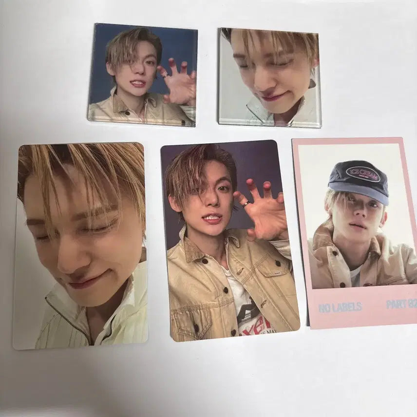 [BUNJANG] TXT Yeonjun NO läbi PART 2 Weverse POB Photocard Magnet Set / 투바투 연준 노레이블즈 파트 투 위버스 특전 포카 마그넷 아이스크림