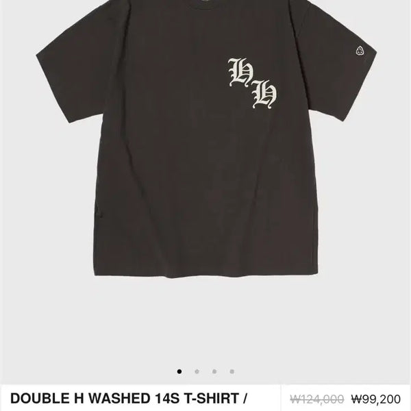 [BUNJANG] Heritageplus Half Sleeve T-Shirt M Charcoal / 헤리티지플로스 반팔 M 차콜