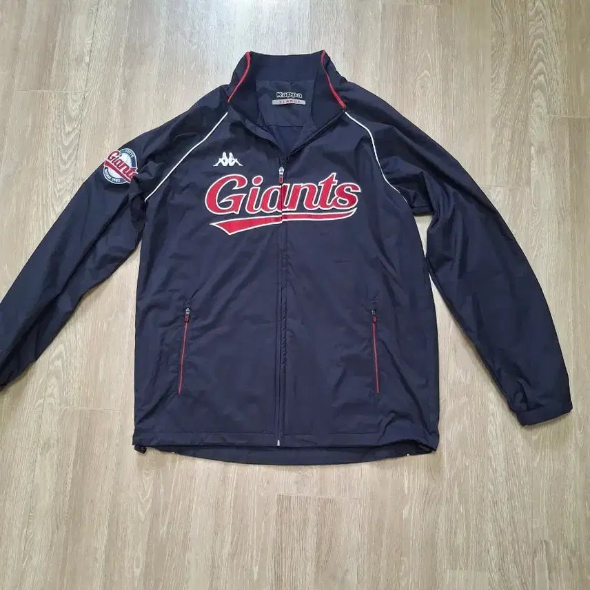[BUNJANG] Lotte Giants Kappa Spring/Autumn Jumper Navy XL / 롯데자이언츠 카파 춘추 점퍼 네이비 105사이즈