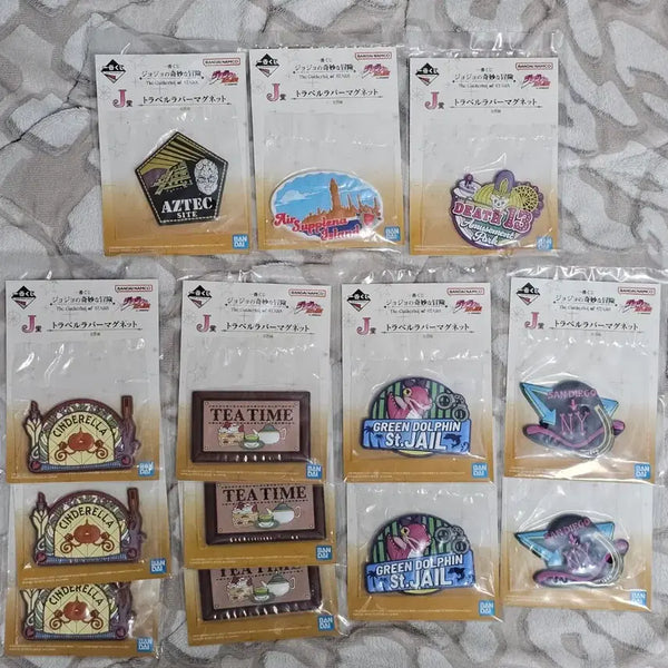 [BUNJANG] Ichiban Kuji JoJo's Bizarre Adventure J Prize Rubber Coaster Magnet (Sealed) / 제일복권 죠죠 굿즈 하위상 J상 러버 코스터 마그넷