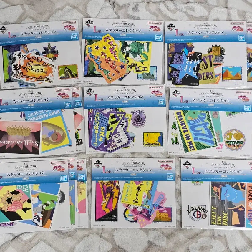 [BUNJANG] Ichiban Kuji JoJo's Bizarre Adventure L Prize Sticker Collection / 제일복권 죠죠 굿즈 하위상 L상 스티커 컬렉션