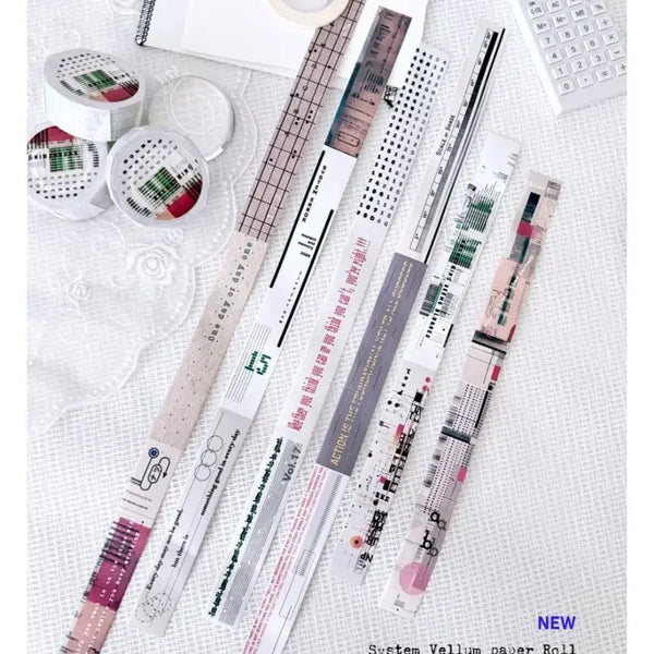 [BUNJANG] Bayumi System Masking Tape / [바이유미] System 모조지롤