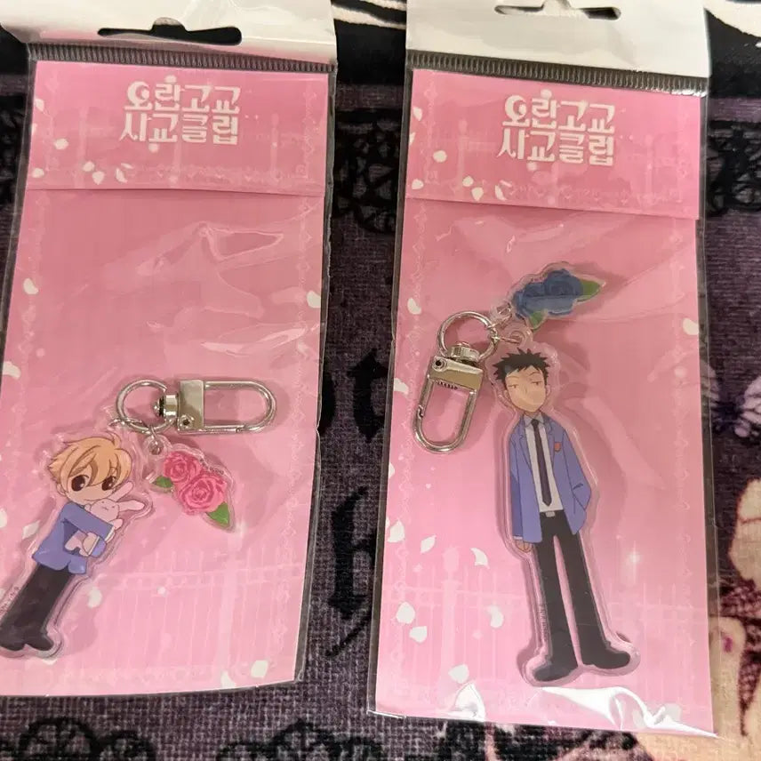 [BUNJANG] Toonique Ouran High School Host Club Acrylic Keychain Mori Set / 투니크 아크릴키링 오란고교 호스트부 사교클럽 하니 모리 세트